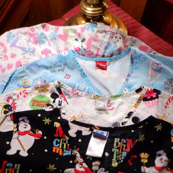 Set of ~4 ~ SCRUBS ~ Small ~ ONE Price for All 4 - Picture 1 of 1